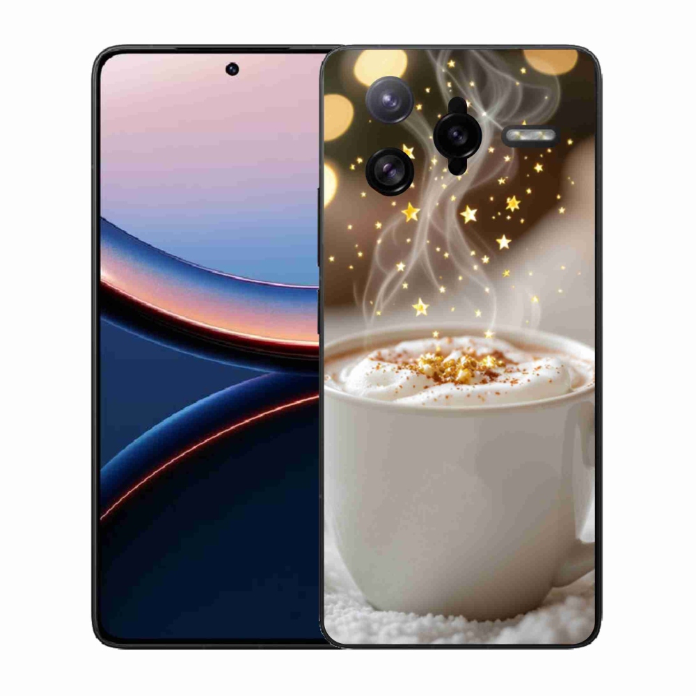 Gélový kryt mmCase na Xiaomi Poco F7 Ultra - vianočný horúci nápoj