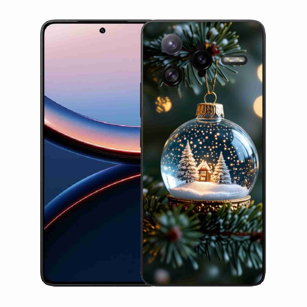 Gélový kryt mmCase na Xiaomi Poco F7 Ultra - vianočné gule 2