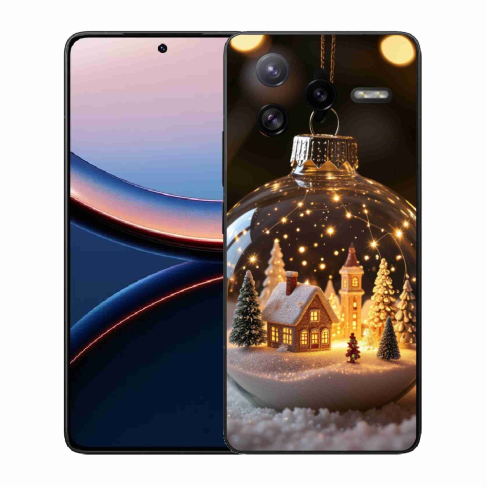 Gélový kryt mmCase na Xiaomi Poco F7 Ultra - vianočné gule 3