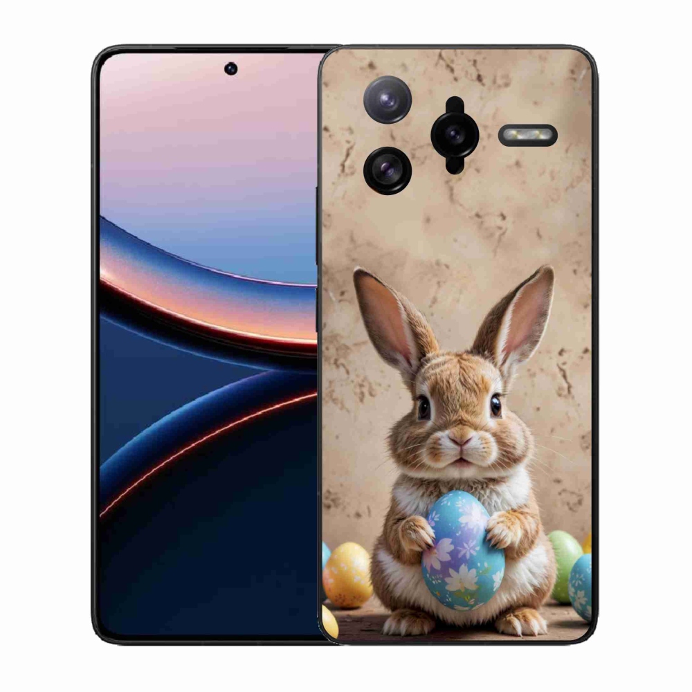 Gélový kryt mmCase na Xiaomi Poco F7 Ultra - veľkonočný zajačik