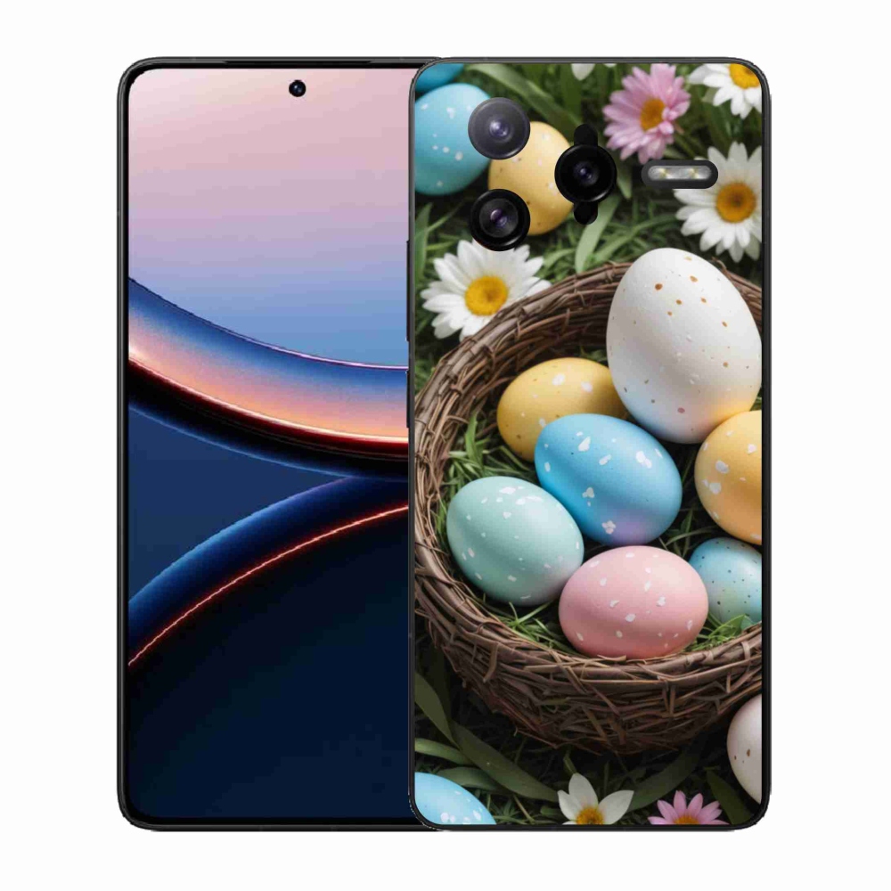 Gélový kryt mmCase na Xiaomi Poco F7 Ultra - veľkonočné vajíčka 2