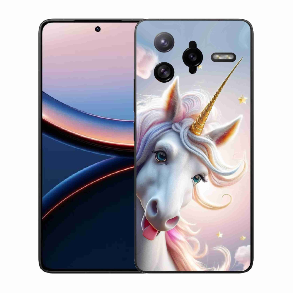 Gélový kryt mmCase na Xiaomi Poco F7 Ultra - veselý jednorožec