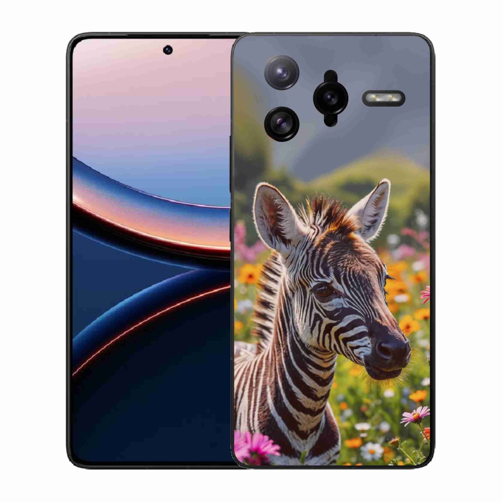 Gélový kryt mmCase na Xiaomi Poco F7 Ultra - zebra na lúke
