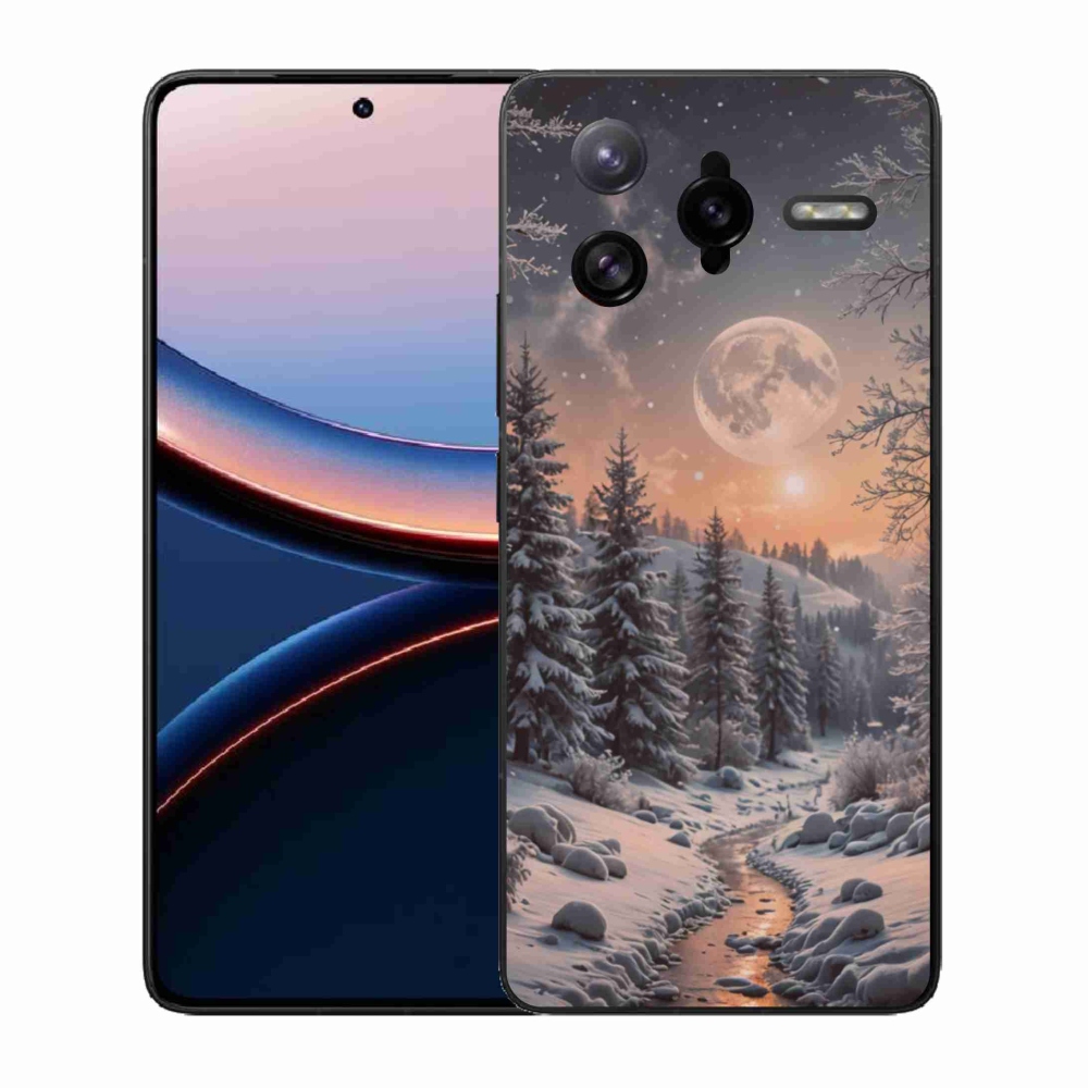 Gélový kryt mmCase na Xiaomi Poco F7 Ultra - zimná krajina 2