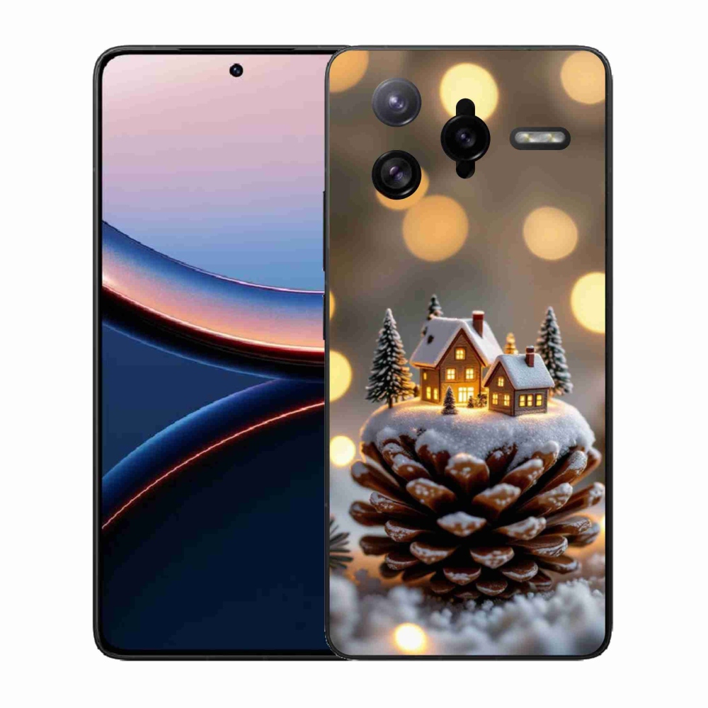 Gélový kryt mmCase na Xiaomi Poco F7 Ultra - zimná dedinka