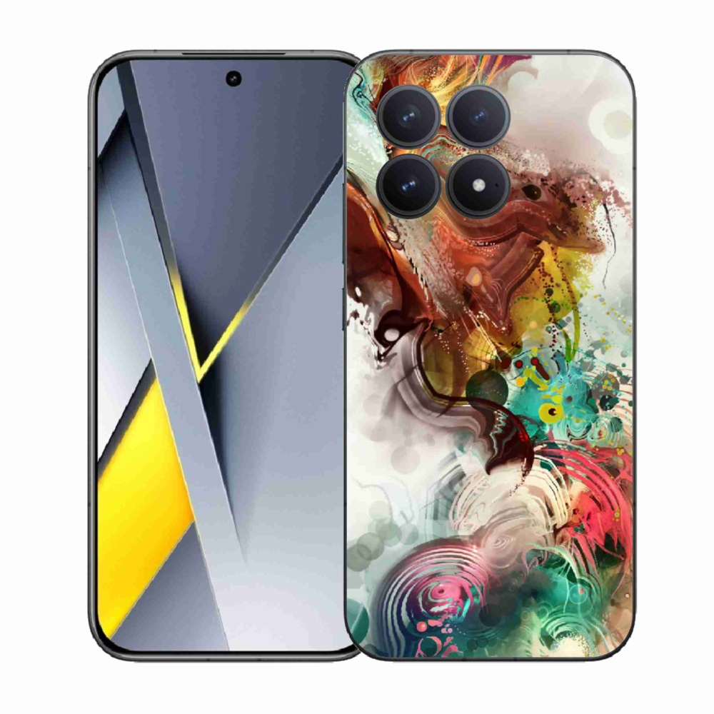 Gélový kryt mmCase na Xiaomi Poco F8 Pro - abstrakt 1