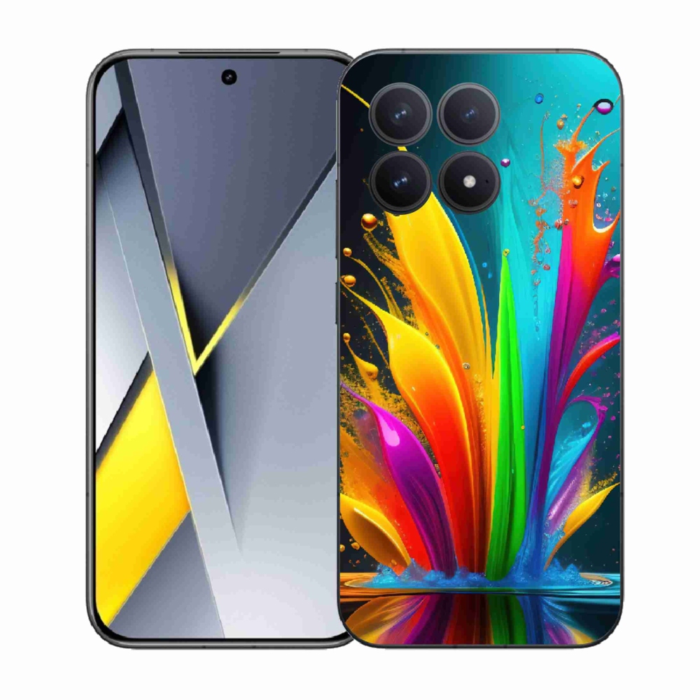 Gélový kryt mmCase na Xiaomi Poco F8 Pro - abstraktný motív 1