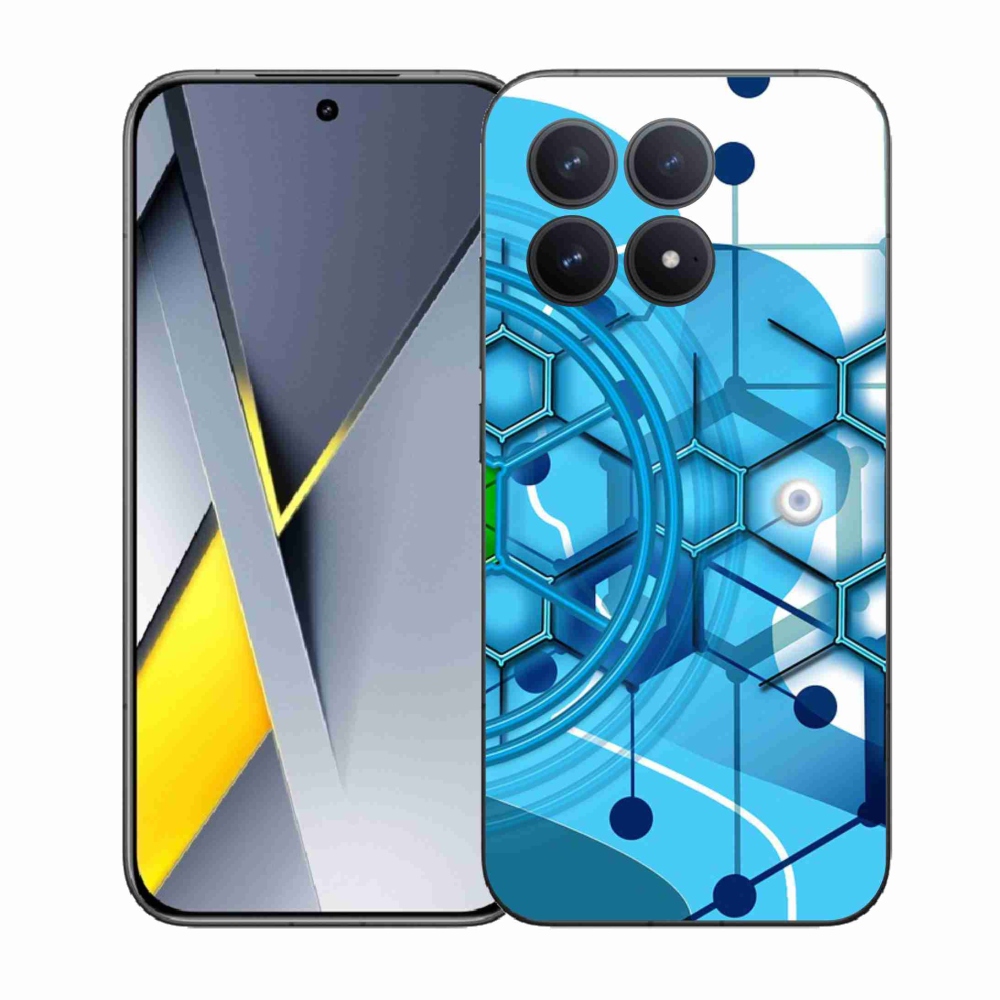 Gélový kryt mmCase na Xiaomi Poco F8 Pro - abstraktný vzor 2