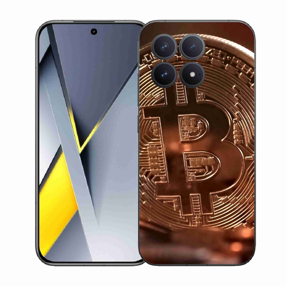 Gélový kryt mmCase na Xiaomi Poco F8 Pro - bitcoin