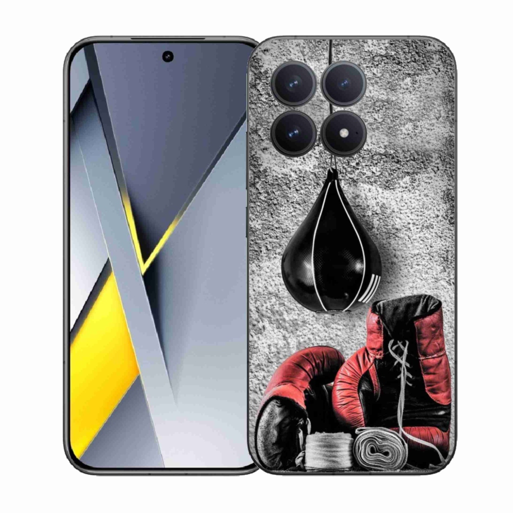 Gélový kryt mmCase na Xiaomi Poco F8 Pro - boxovacie vrece a rukavice