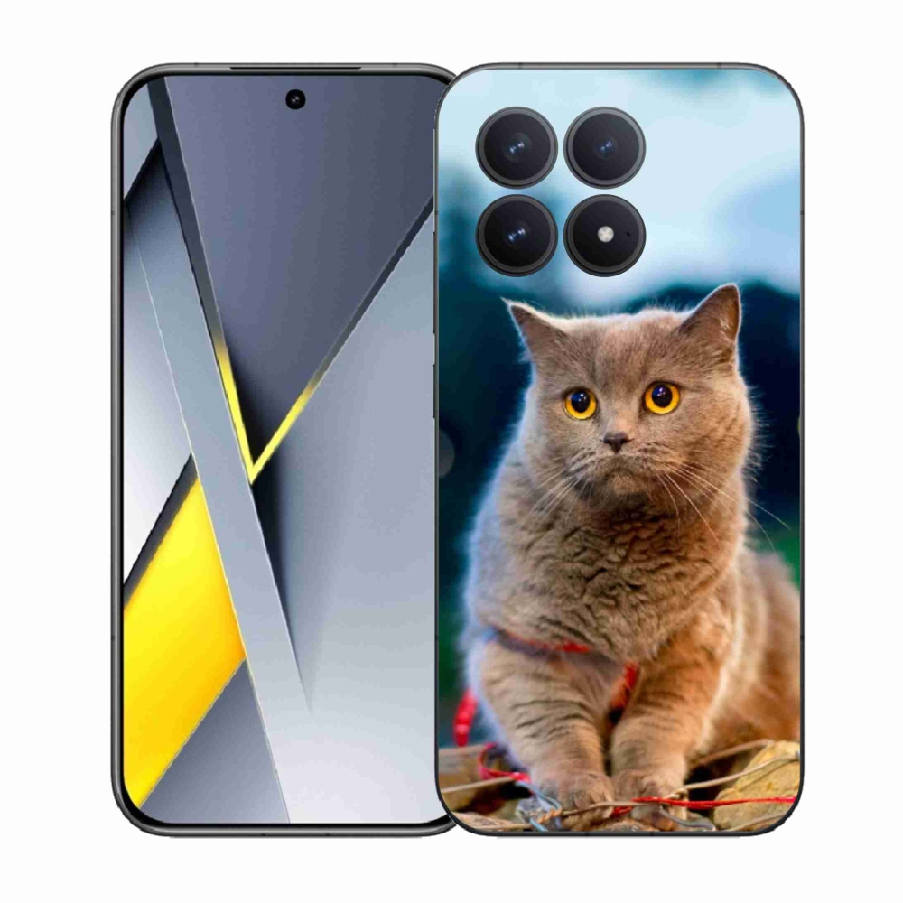 Gélový kryt mmCase na Xiaomi Poco F8 Pro - britská modrá 2