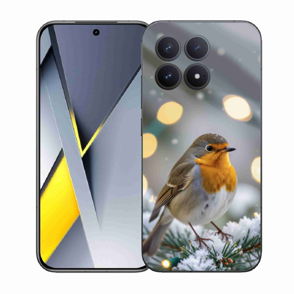 Gélový kryt mmCase na Xiaomi Poco F8 Pro - červienka v zime