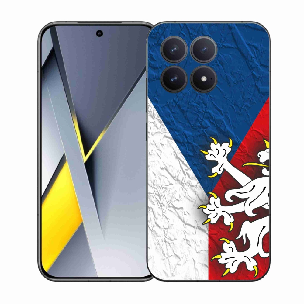 Gélový kryt mmCase na Xiaomi Poco F8 Pro - česká vlajka 1