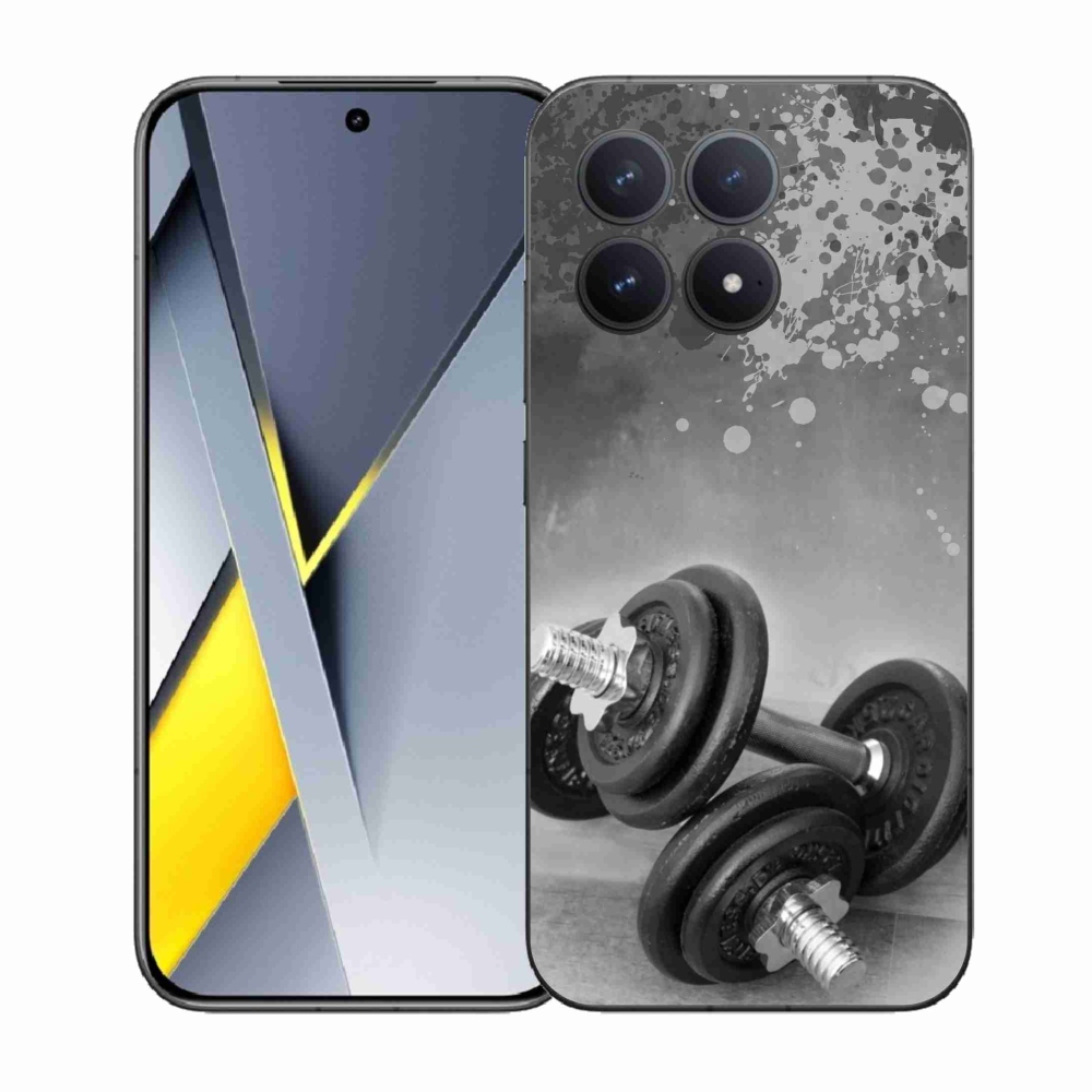 Gélový kryt mmCase na Xiaomi Poco F8 Pro - činky 1