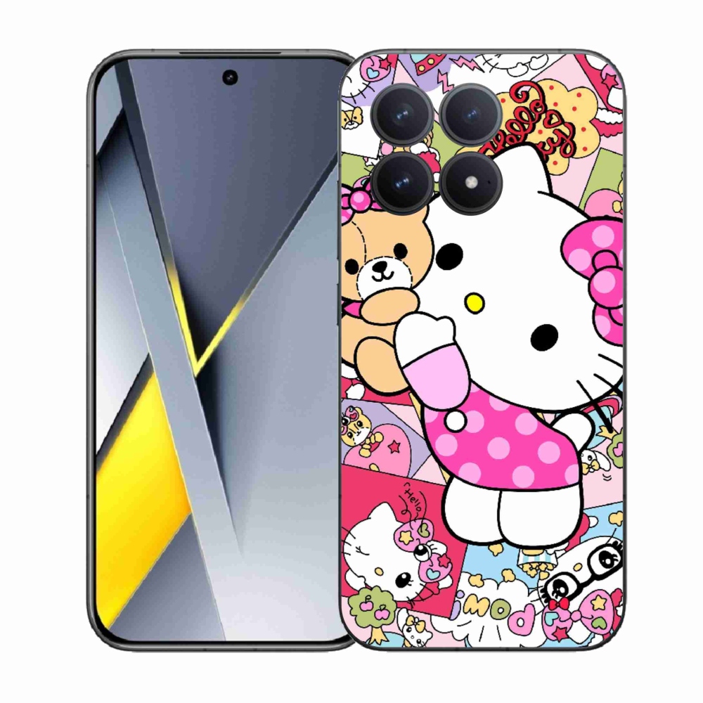 Gélový kryt mmCase na Xiaomi Poco F8 Pro - cute kitty