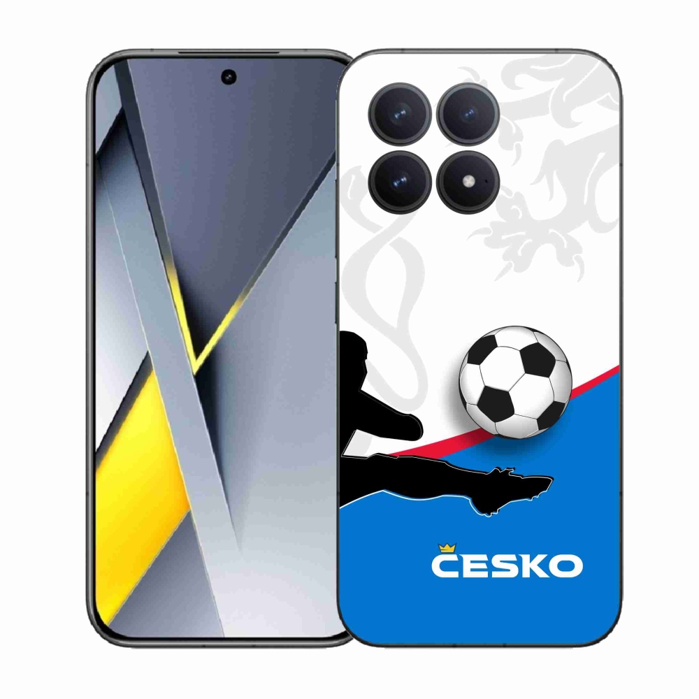 Gélový kryt mmCase na Xiaomi Poco F8 Pro - futbal Česko 3