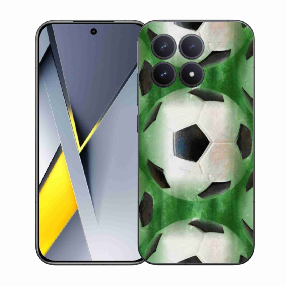 Gélový kryt mmCase na Xiaomi Poco F8 Pro - futbalová lopta