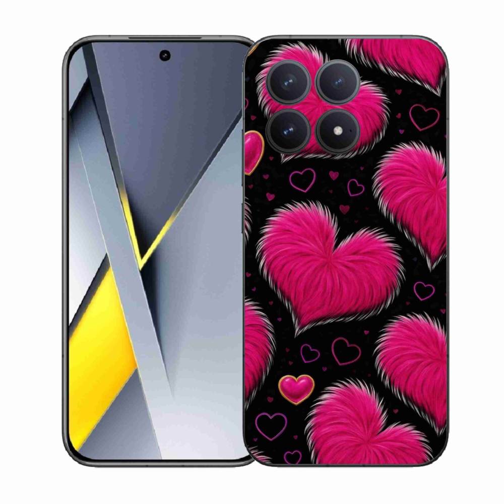 Gélový kryt mmCase na Xiaomi Poco F8 Pro - hebké srdce
