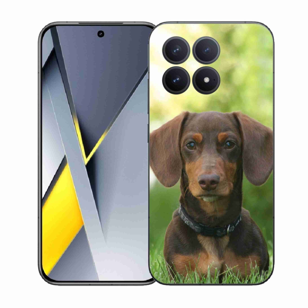 Gélový kryt mmCase na Xiaomi Poco F8 Pro - hnedý jazvečík