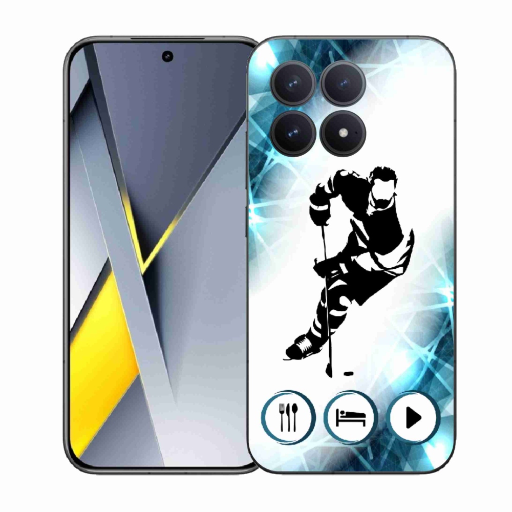Gélový kryt mmCase na Xiaomi Poco F8 Pro - hokej 1