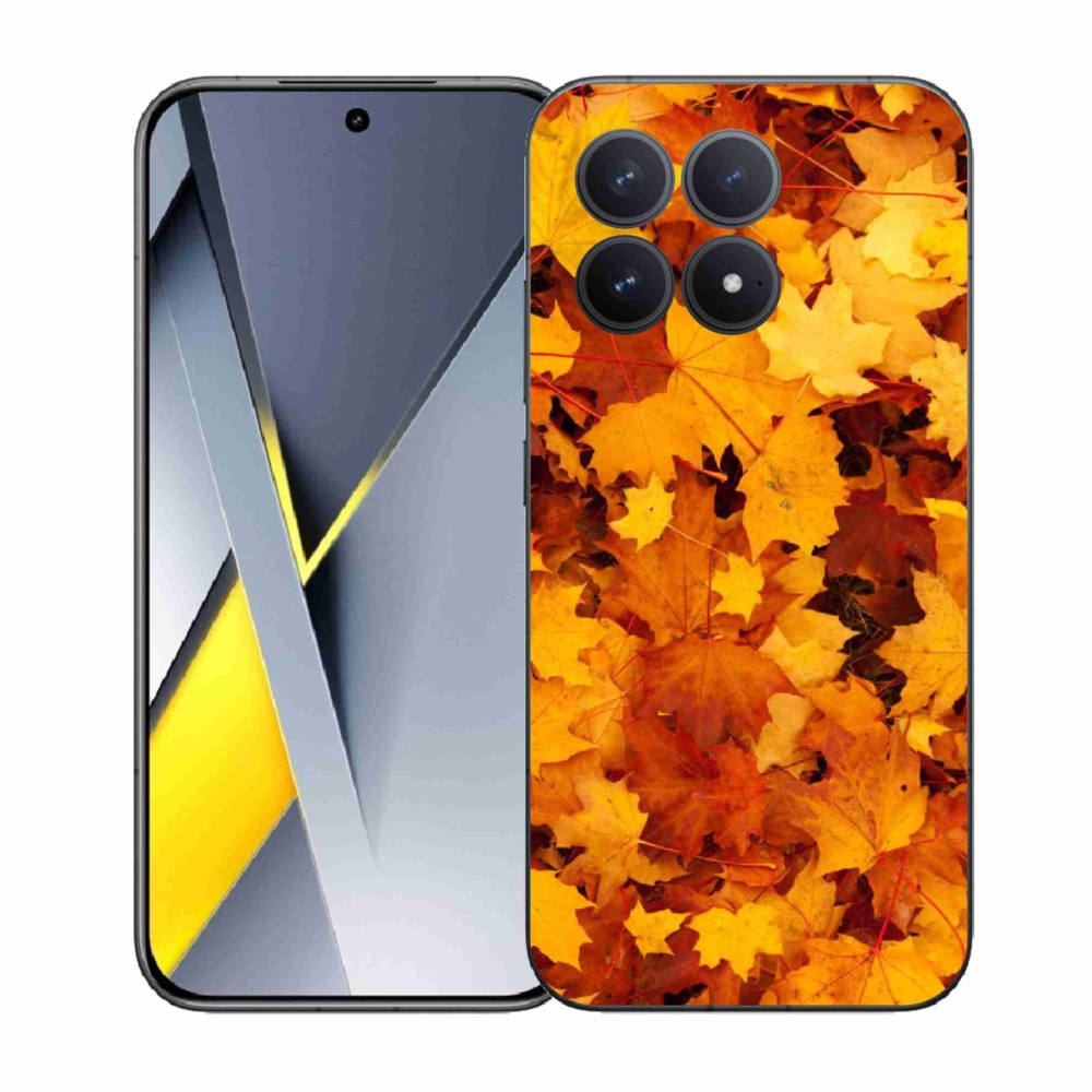 Gélový kryt mmCase na Xiaomi Poco F8 Pro - javorové listy