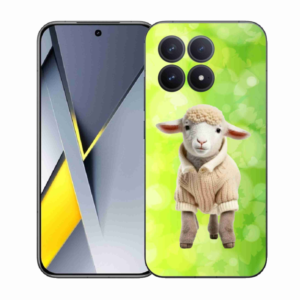 Gélový kryt mmCase na Xiaomi Poco F8 Pro - jahňa vo svetri