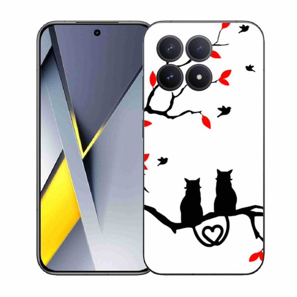 Gélový kryt mmCase na Xiaomi Poco F8 Pro - mačacia láska
