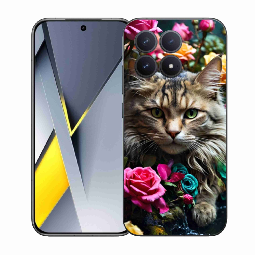 Gélový kryt mmCase na Xiaomi Poco F8 Pro - mačacie pohľad 2
