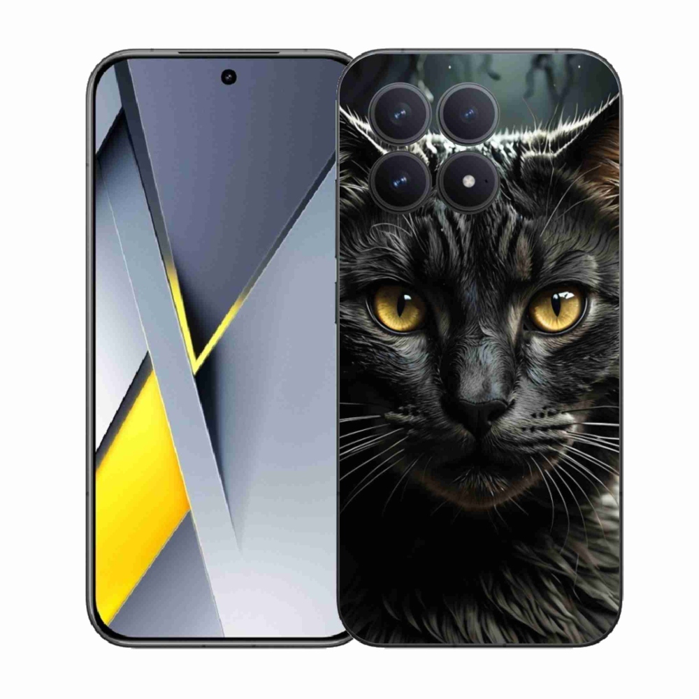 Gélový kryt mmCase na Xiaomi Poco F8 Pro - mačacie pohľad 3