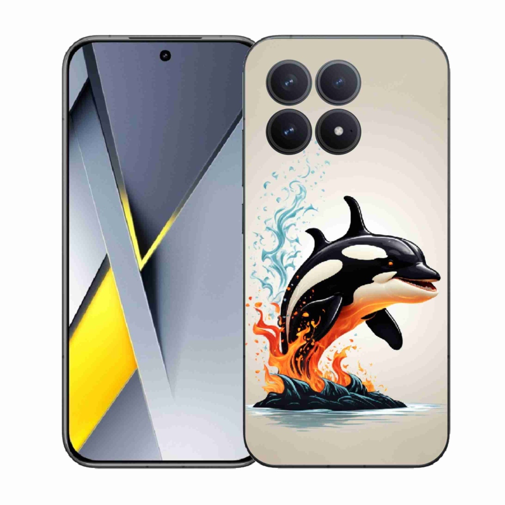 Gélový kryt mmCase na Xiaomi Poco F8 Pro - kosatka