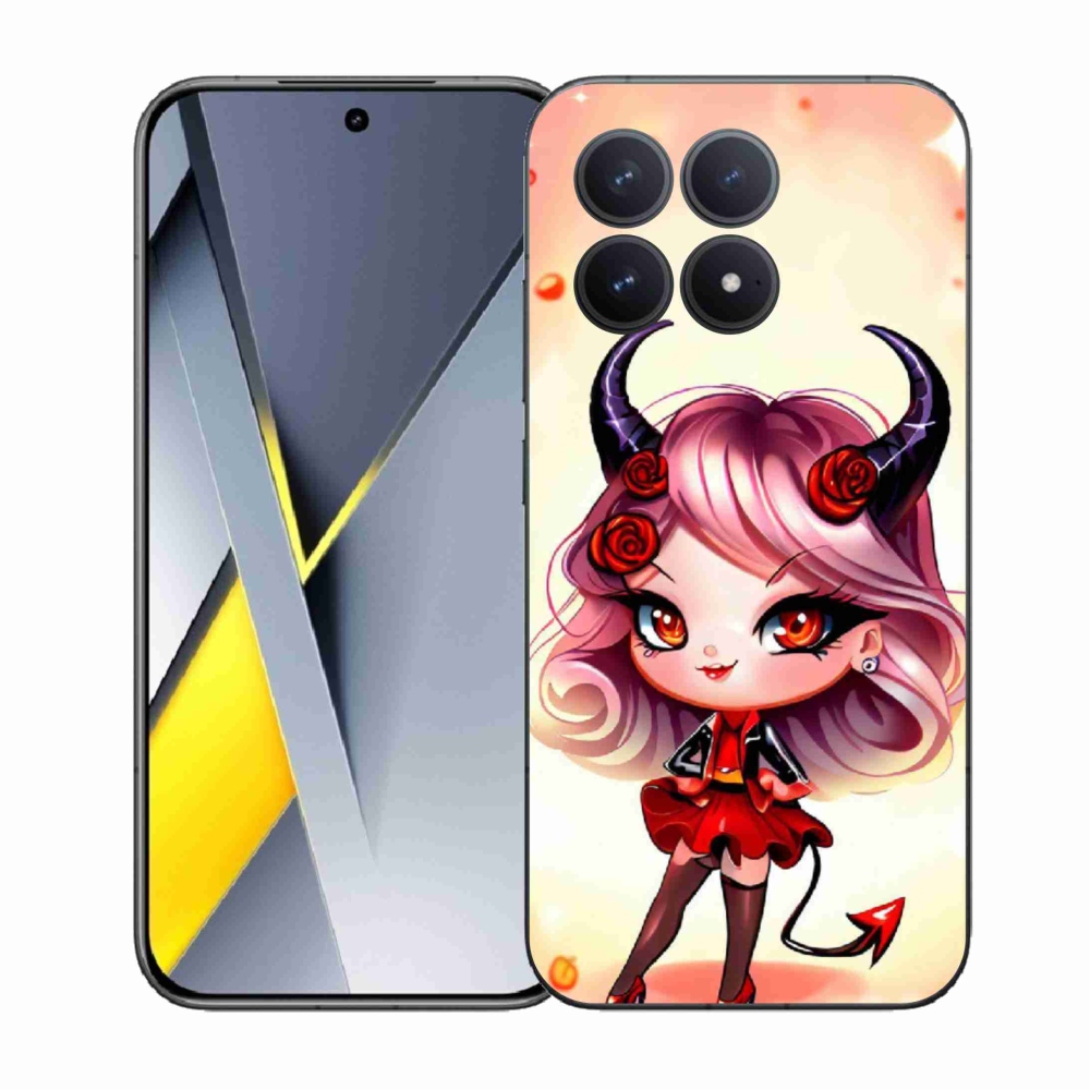 Gélový kryt mmCase na Xiaomi Poco F8 Pro - kreslená čertica