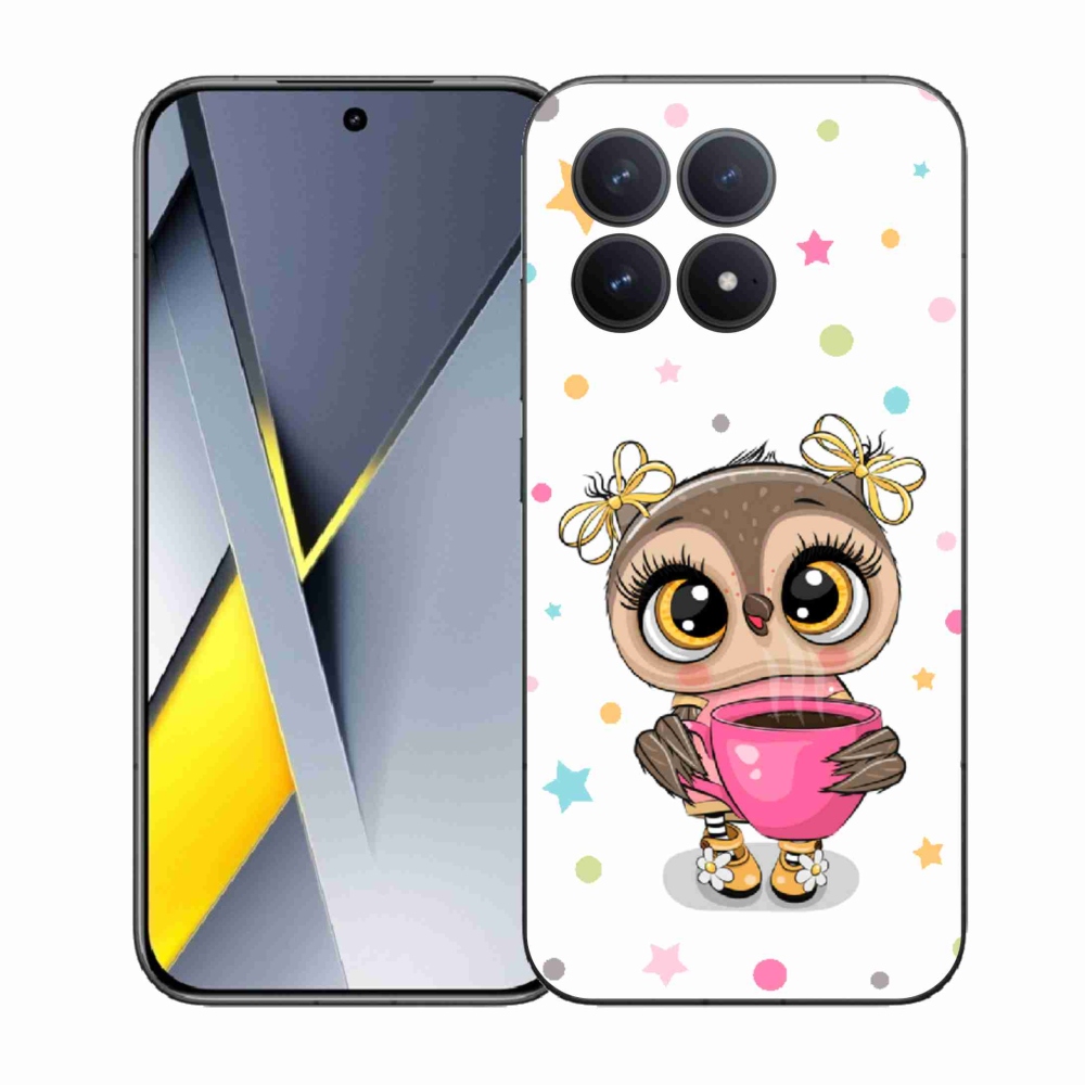 Gélový kryt mmCase na Xiaomi Poco F8 Pro - kreslená sovička