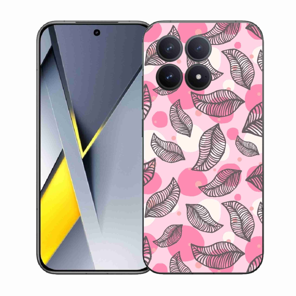 Gélový kryt mmCase na Xiaomi Poco F8 Pro - kreslené padajúce listy