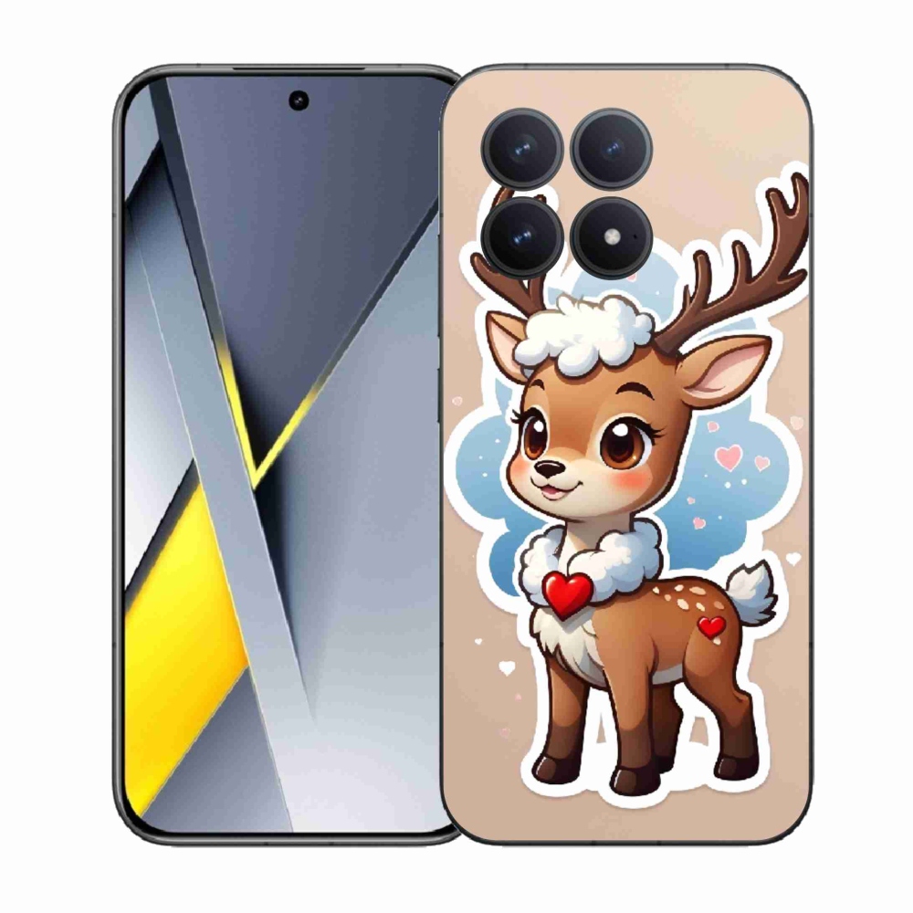 Gélový kryt mmCase na Xiaomi Poco F8 Pro - kreslený sob