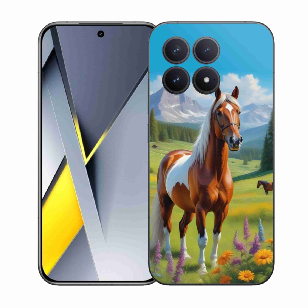 Gélový kryt mmCase na Xiaomi Poco F8 Pro - kôň na lúke