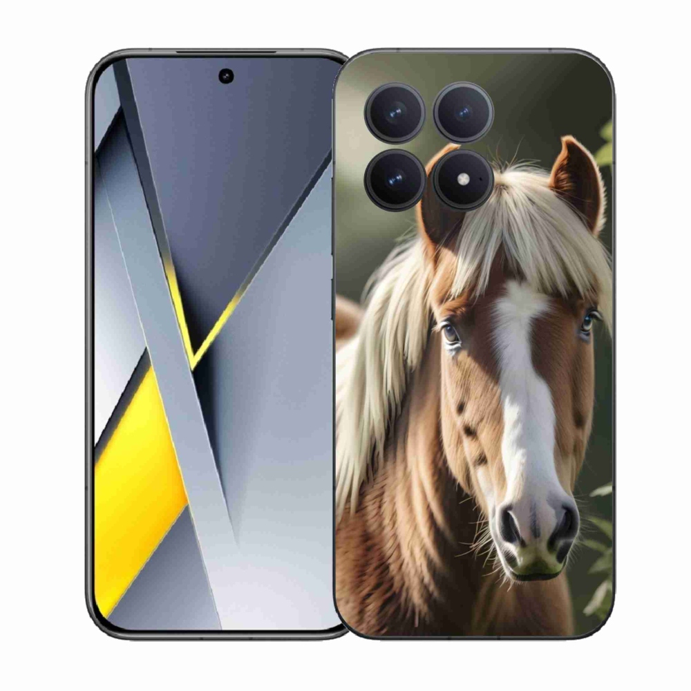 Gélový kryt mmCase na Xiaomi Poco F8 Pro - kôň so svetlou hrivou