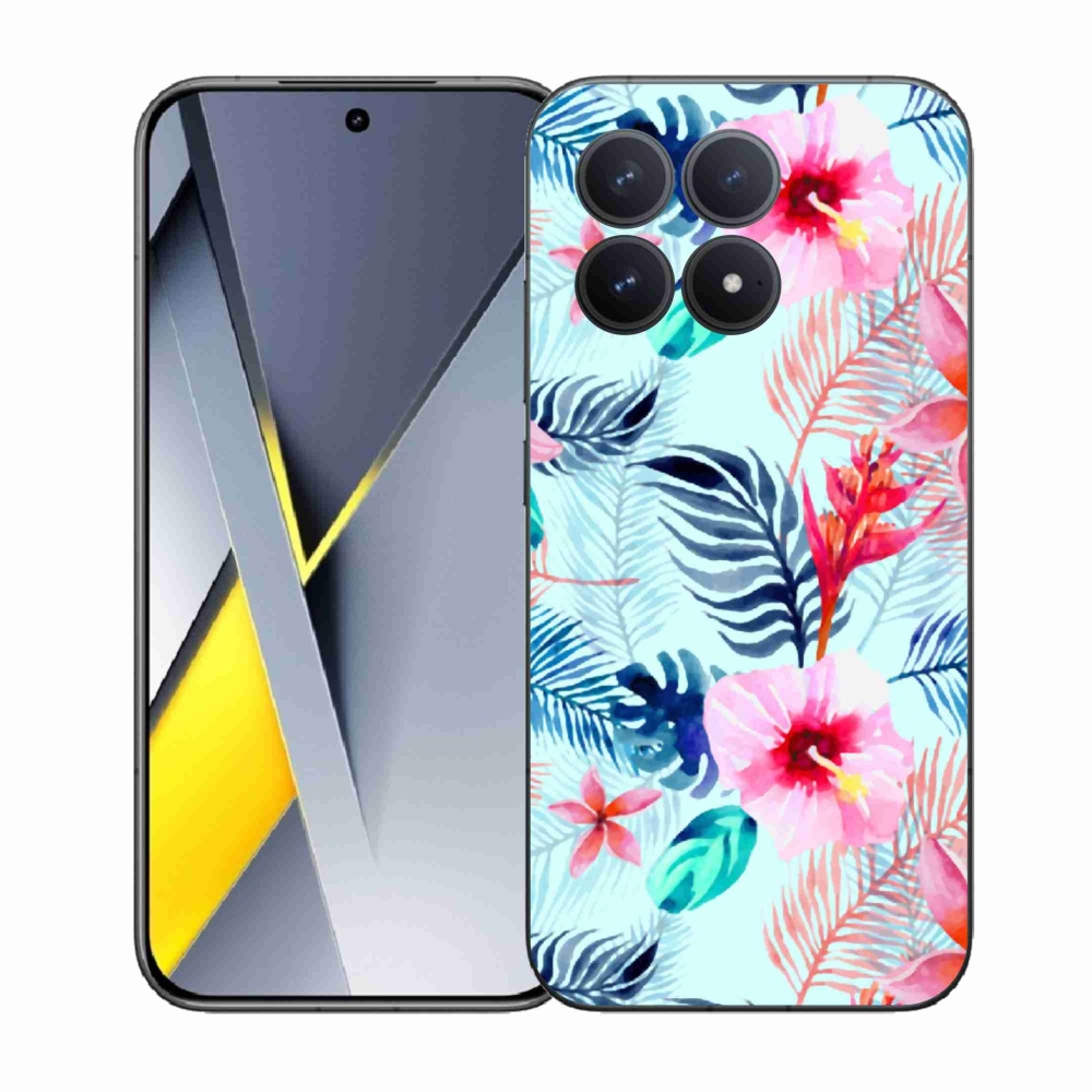 Gélový kryt mmCase na Xiaomi Poco F8 Pro - kvety
