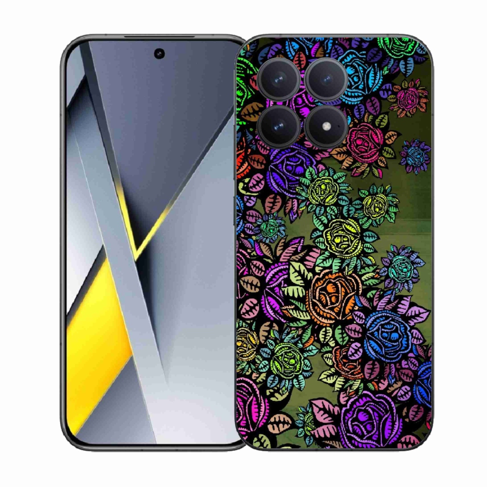 Gélový kryt mmCase na Xiaomi Poco F8 Pro - kvety 6