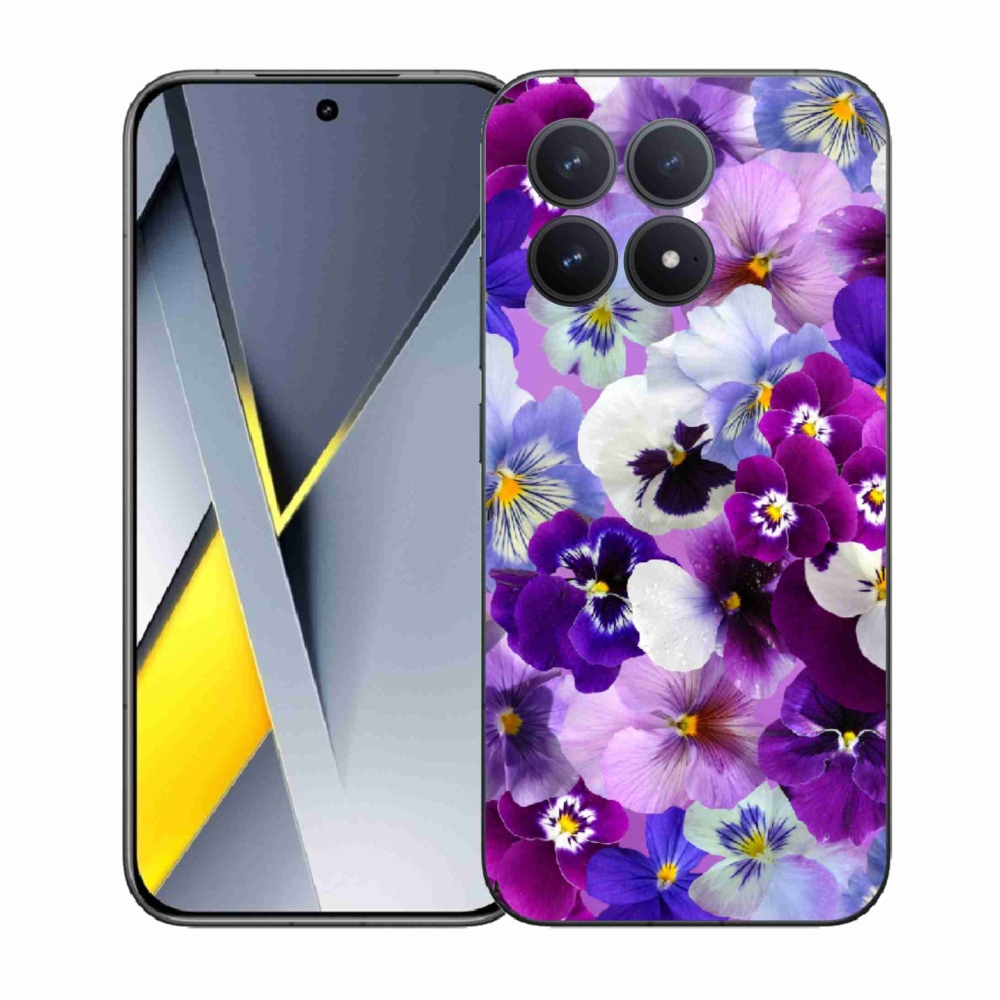 Gélový kryt mmCase na Xiaomi Poco F8 Pro - kvety 9