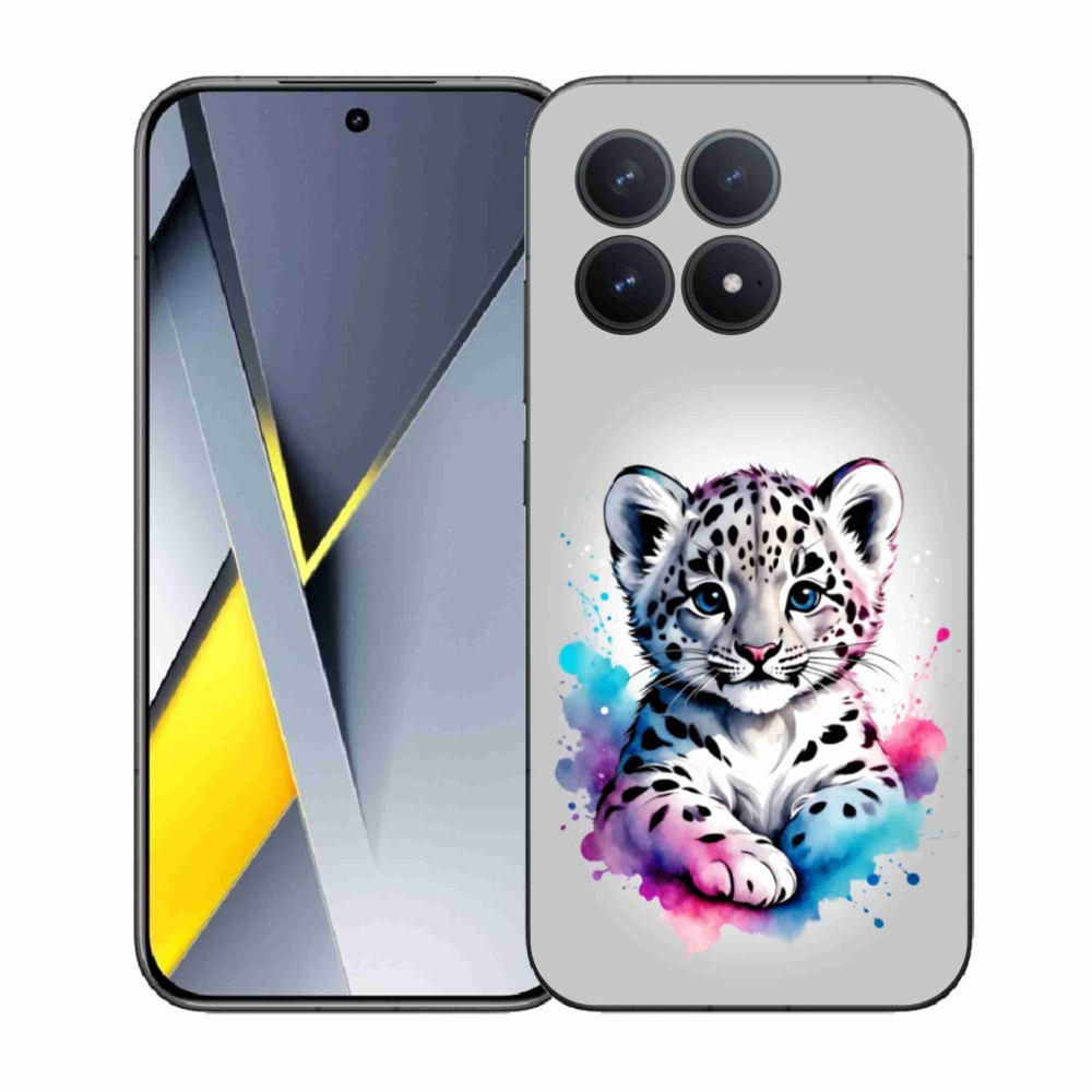 Gélový kryt mmCase na Xiaomi Poco F8 Pro - leopardej mláďa