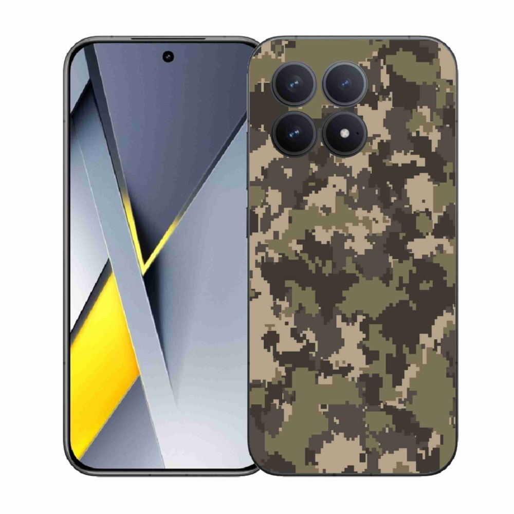 Gélový kryt mmCase na Xiaomi Poco F8 Pro - maskáčový vzor 12