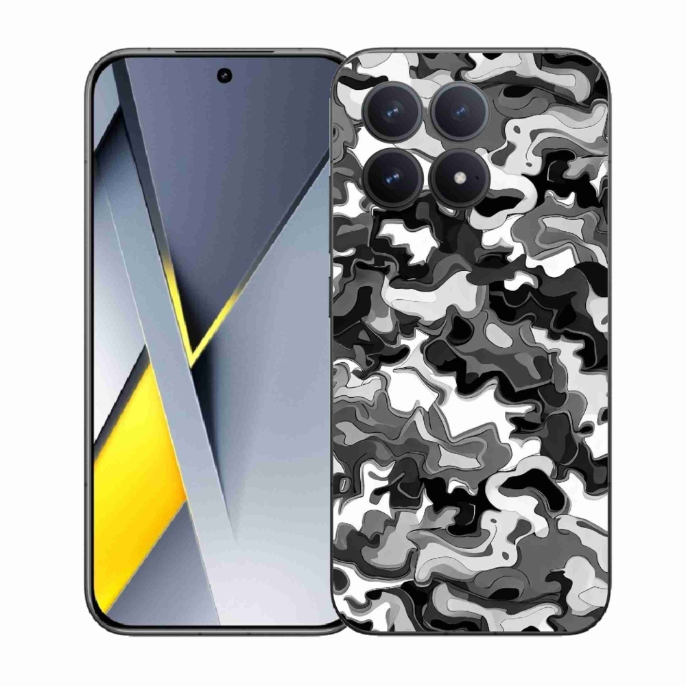 Gélový kryt mmCase na Xiaomi Poco F8 Pro - maskáčový vzor 3