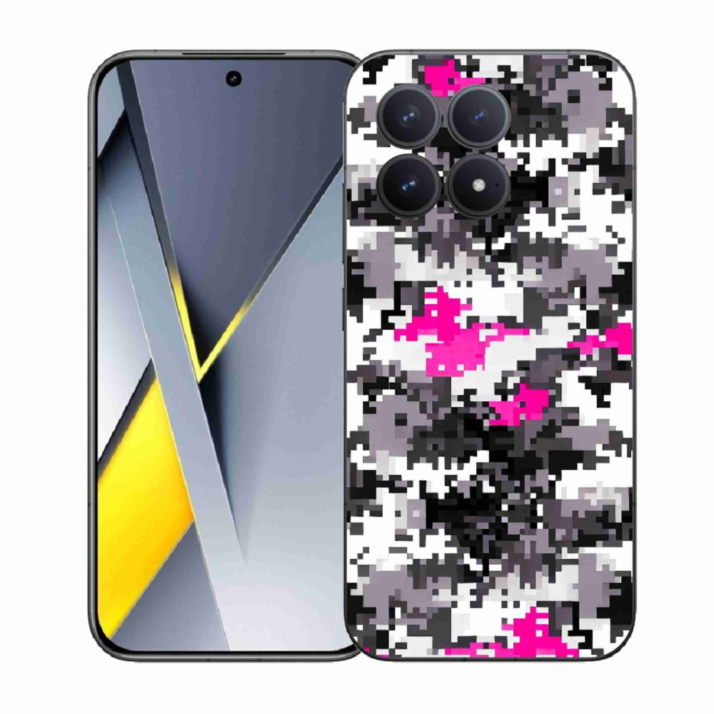 Gélový kryt mmCase na Xiaomi Poco F8 Pro - maskáčový vzor 4