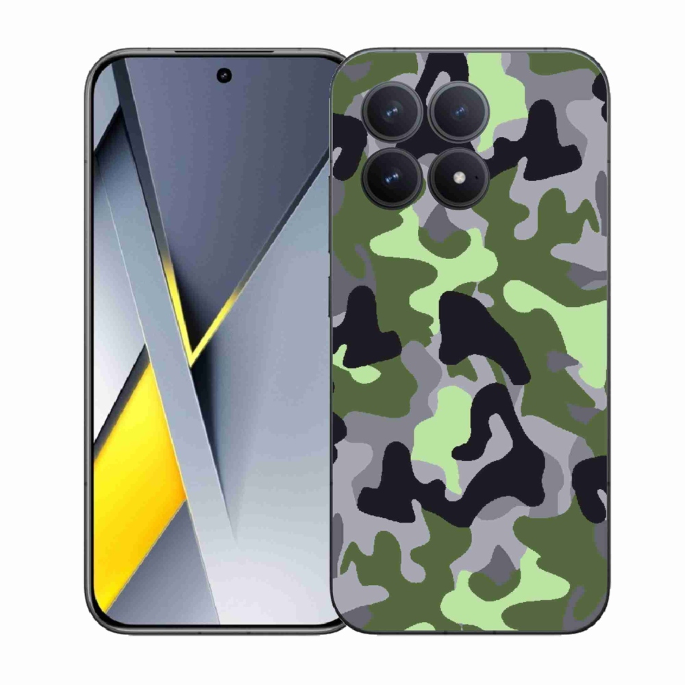 Gélový kryt mmCase na Xiaomi Poco F8 Pro - maskáčový vzor 7