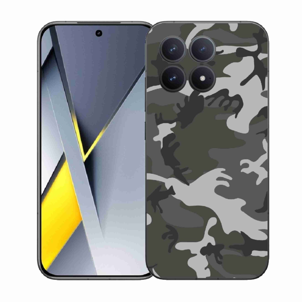 Gélový kryt mmCase na Xiaomi Poco F8 Pro - maskáčový vzor