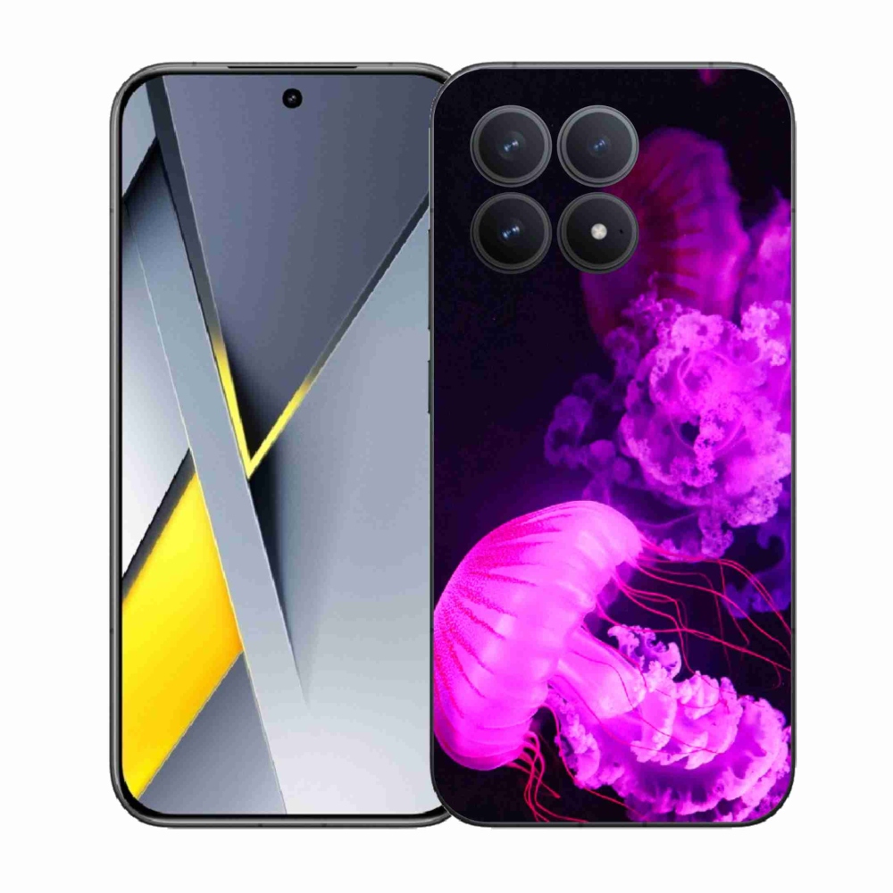 Gélový kryt mmCase na Xiaomi Poco F8 Pro - medúza 1