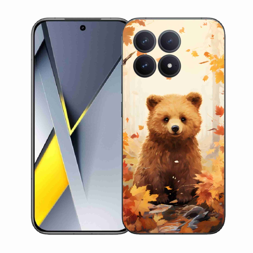 Gélový kryt mmCase na Xiaomi Poco F8 Pro - medveď v lese