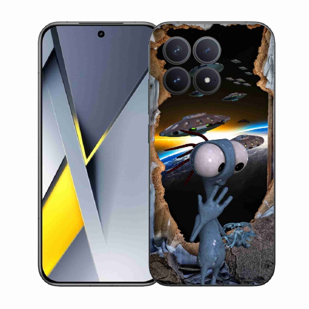 Gélový kryt mmCase na Xiaomi Poco F8 Pro - mimozemšťan