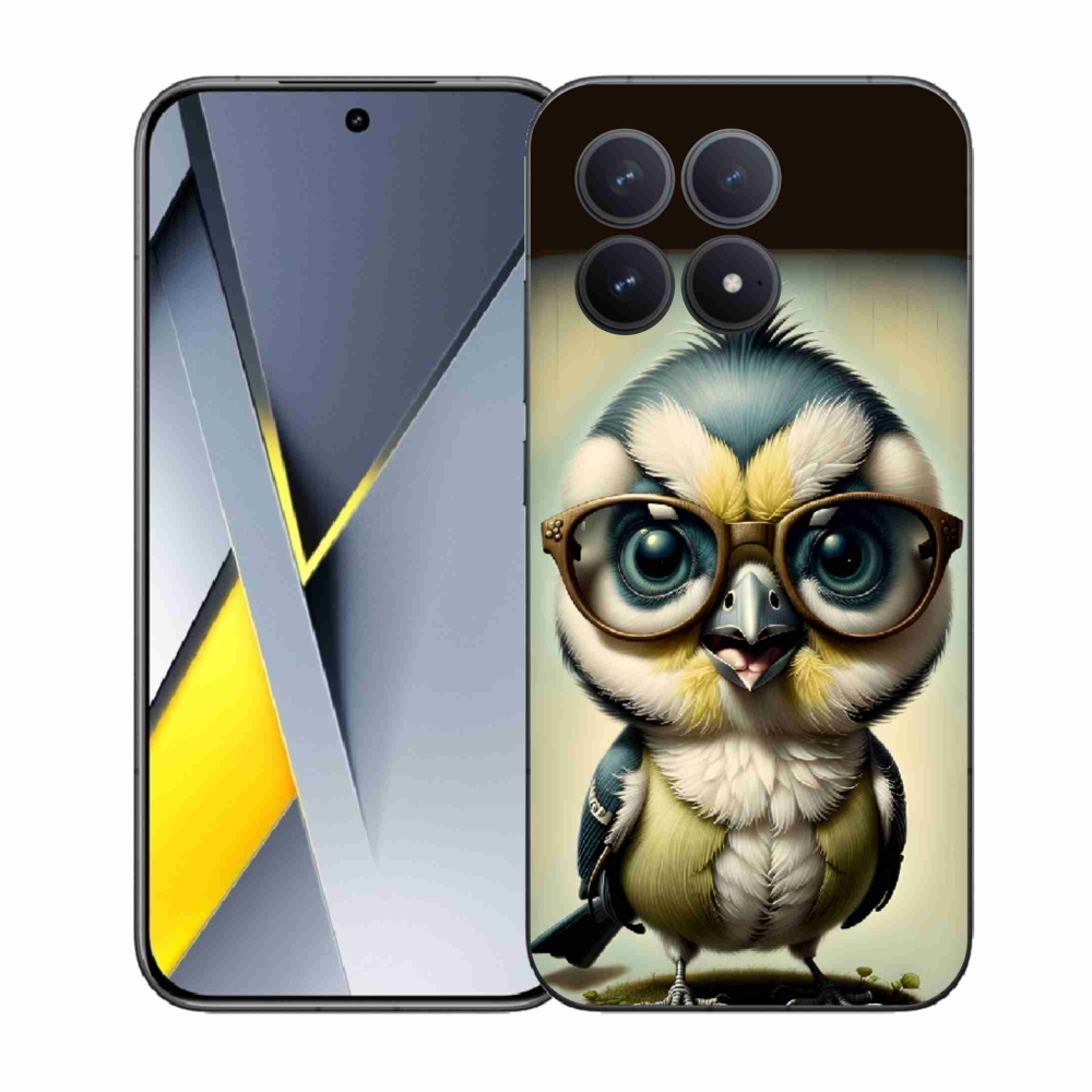 Gélový kryt mmCase na Xiaomi Poco F8 Pro - mláďa s okuliarmi