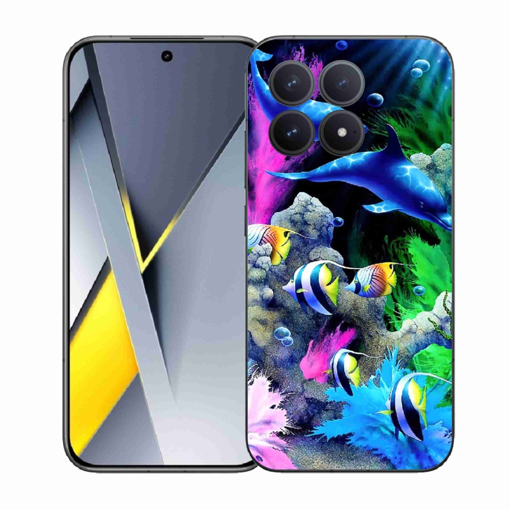 Gélový kryt mmCase na Xiaomi Poco F8 Pro - morský svet